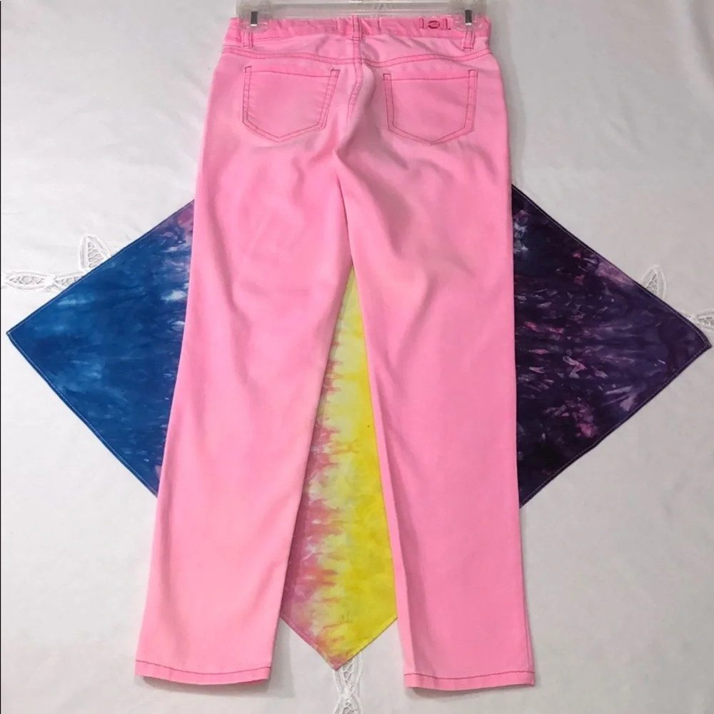 L.E.I. Pink Kate Lowrise Skinny Jeans Girls 10 R school play casual